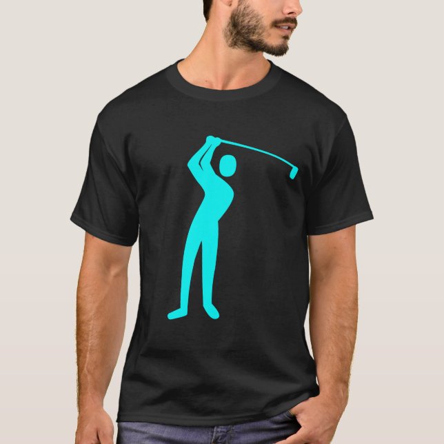 Camiseta Golfe - Ciano (Frente)