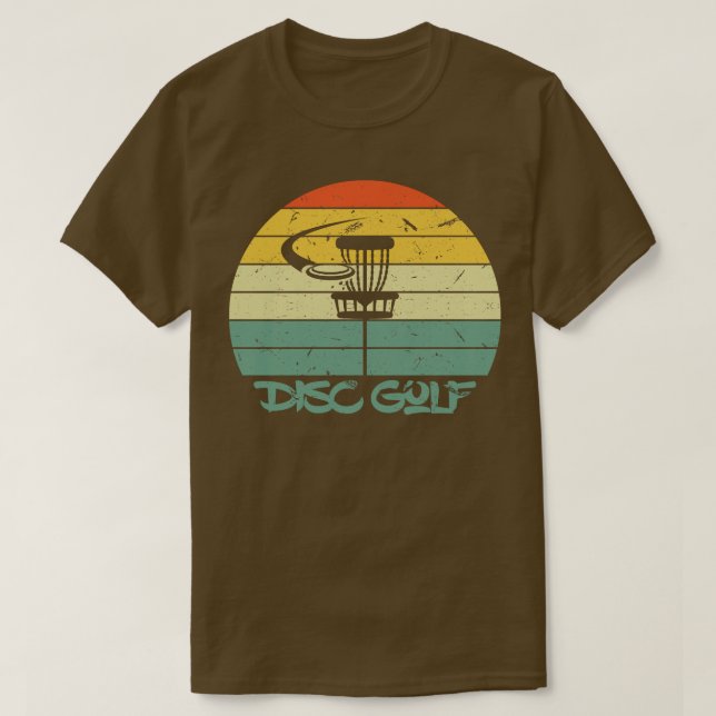 Camiseta Golfe Clássico de Golfe do Disco (Frente do Design)