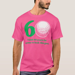Camiseta Golfe De 60 Anos Golfe Golfe 60. Aniversário
