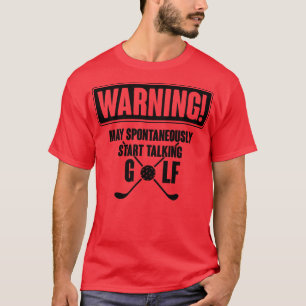 Camiseta Golfe de aviso