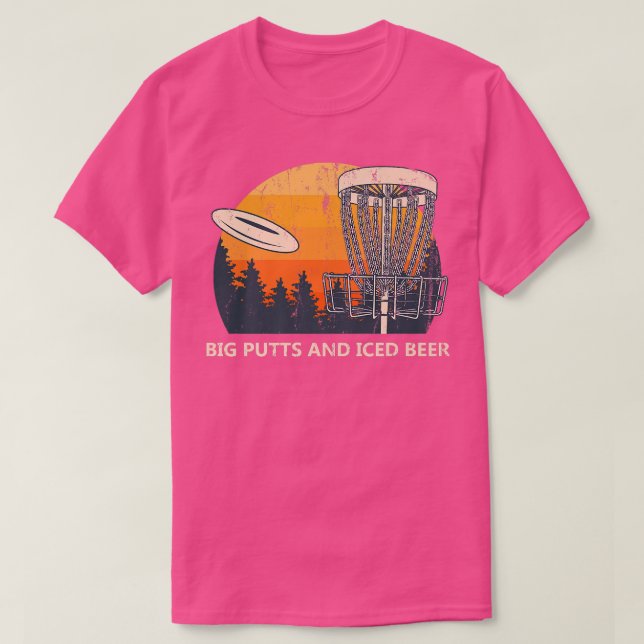 Camiseta Golfe de Bebendo de golfe em discos de cerveja gel (Frente do Design)