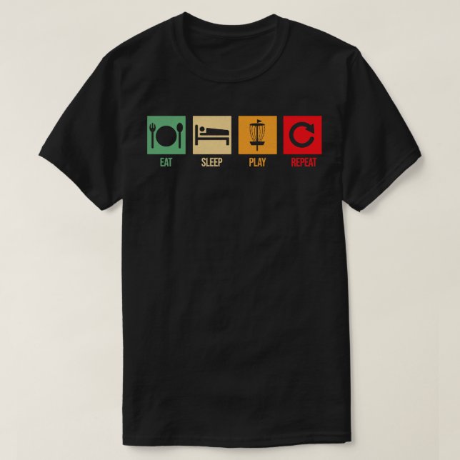 Camiseta golfe de disco 1 (Frente do Design)