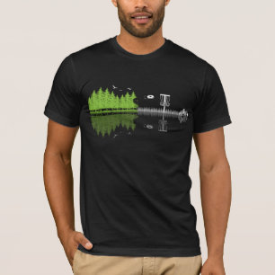 Camiseta Golfe De Disco De Violão Sunset, Perfeito Para O G