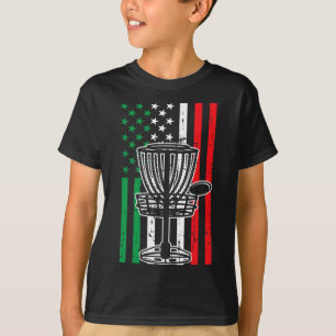 Camiseta Golfe de Disco Italiano Bandeira da Itália Frisbes