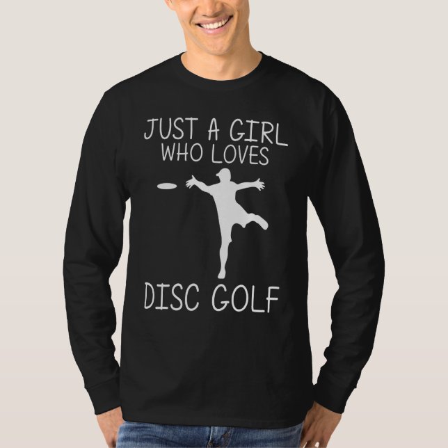 Camiseta Golfe De Disco legal Para Garotas Dólar De Golfe D (Frente)