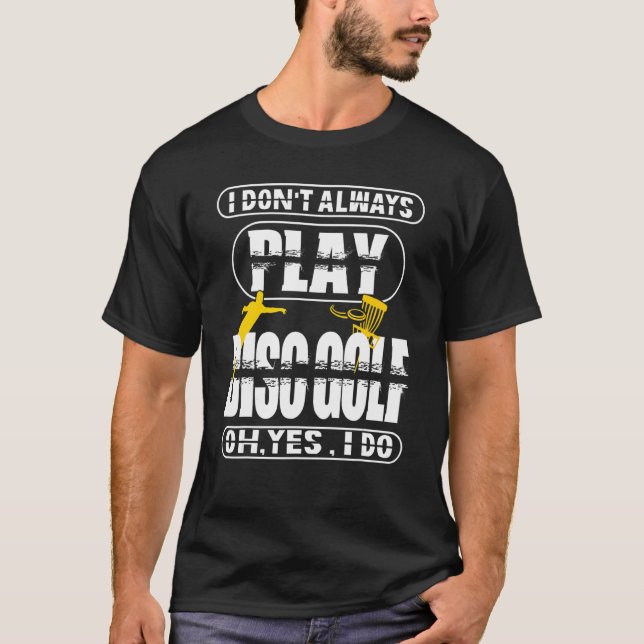 Camiseta Golfe De Disco Para Homens Meninos Jovens Jogador  (Frente)