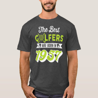 Camiseta Golfe de Golfe de 65 anos Golfe 1957 65