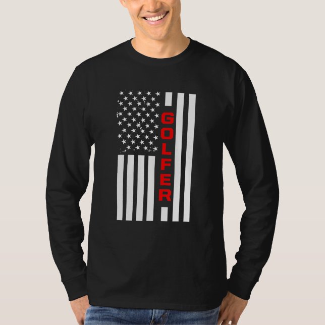 Camiseta Golfe de Golfe do Orgulho do Golfe 3 (Frente)