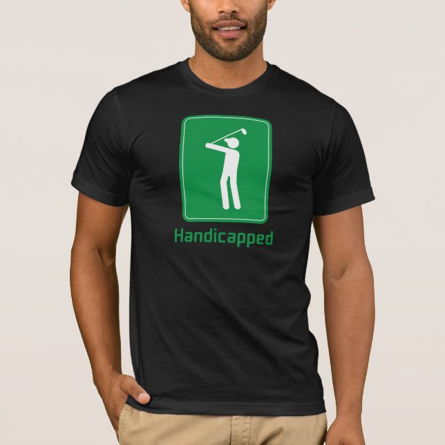 Camiseta Golfe - deficiente (Frente)