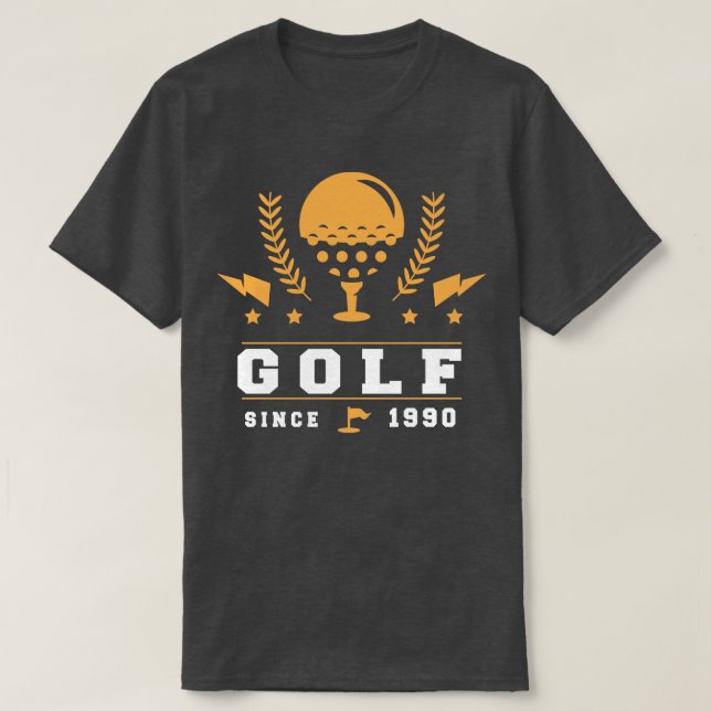 Camiseta Golfe Desde 1990 (Frente do Design)