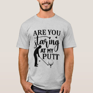 Camiseta Golfe desportivo de arte em massa divertida
