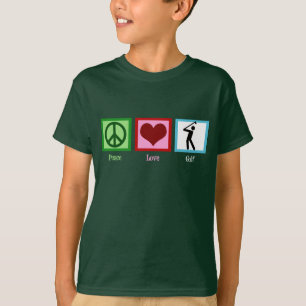 Camiseta Golfe do amor da paz