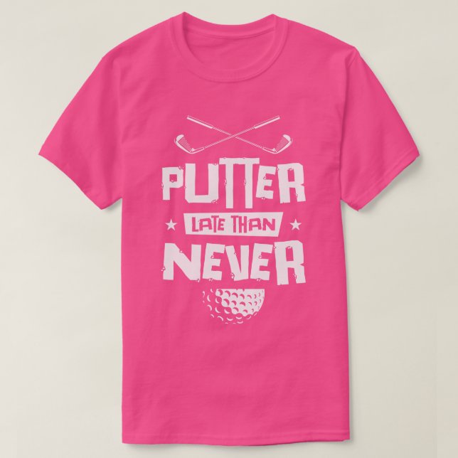 Camiseta Golfe do Curso de Golfe Golfe 1 (Frente do Design)