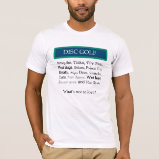 Camiseta Golfe do disco