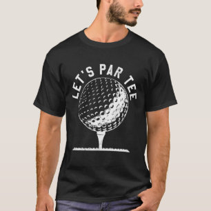 Camiseta Golfe do Partido do Vamos Par de vamos Piada Engra