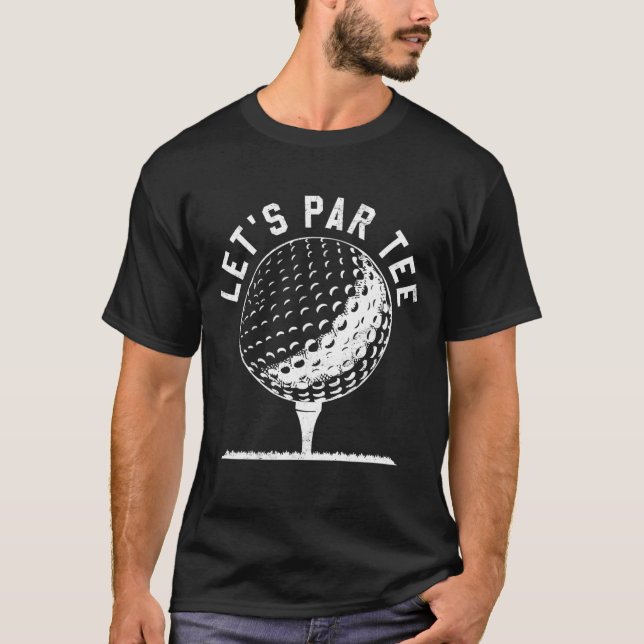 Camiseta Golfe do Partido do Vamos Par de vamos Piada Engra (Frente)