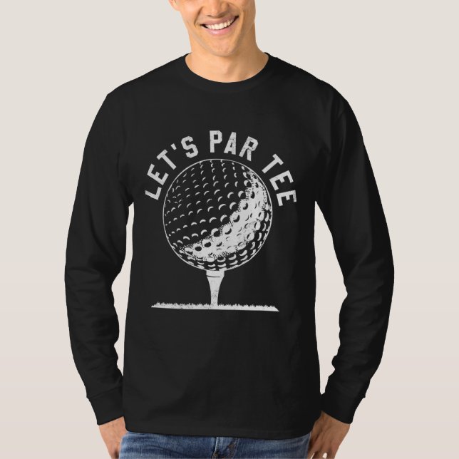 Camiseta Golfe do Partido do Vamos Par de vamos Piada Engra (Frente)