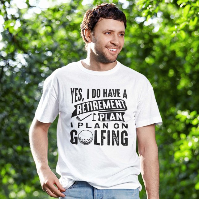 Camiseta Golfe do Plano de Reforma (Criador carregado)