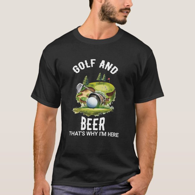 Camiseta Golfe e Cerveja (Frente)