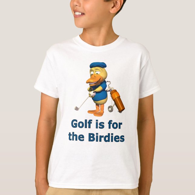 Camiseta Golfe é para os pássaros (Frente)