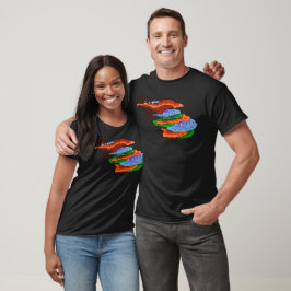 Camiseta Golfe em cogumelos prateleira