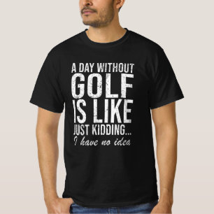 Camiseta Golfe Engraçado Dando Presente