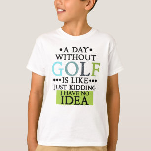 Camiseta golfe engraçado diz citação de golfe