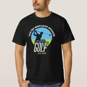Camiseta Golfe Engraçado Dizendo Golfistas