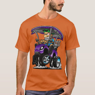 Camiseta Golfe Engraçado Golf Hotrod Ping a Wheelie Ton 3