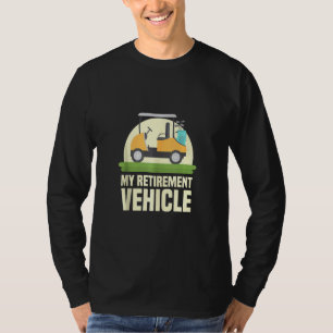 Camiseta Golfe Engraçado Passa Meu Veículo de Reforma Carri