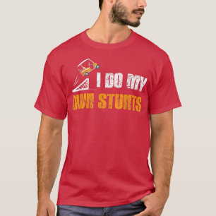 Camiseta Golfe Eu Faço Meus Próprios Stunts Carrinho de Gol