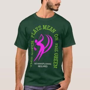 Camiseta Golfe Feminino RAINHA JOGA SUJO NO GRAMADO Humor