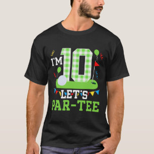 Camiseta Golfe Festa de aniversário 10 - Golfe 10 anos