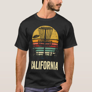 Camiseta Golfe Frisbee de Golfe de Golfe do Disco da Califó