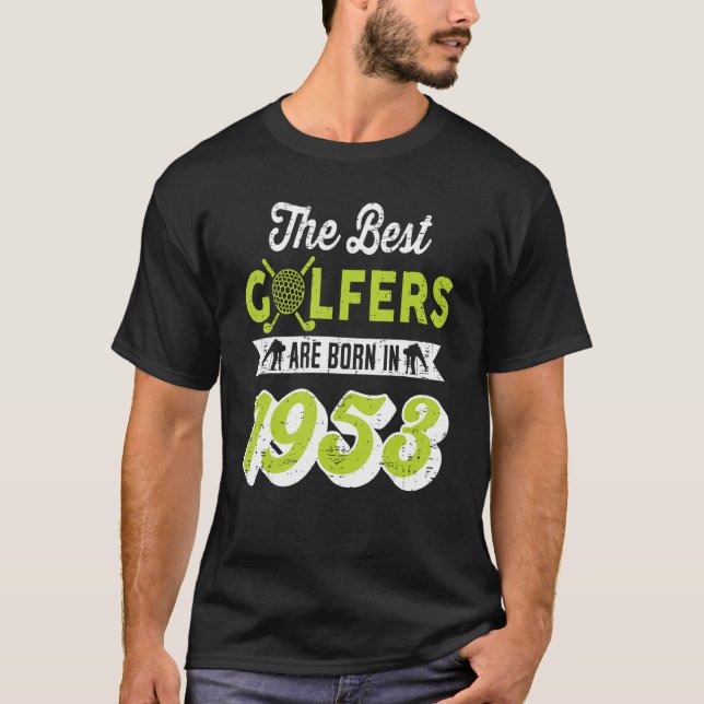 Camiseta Golfe Golfe de 69 anos Golfe 1953 69º aniversário (Frente)