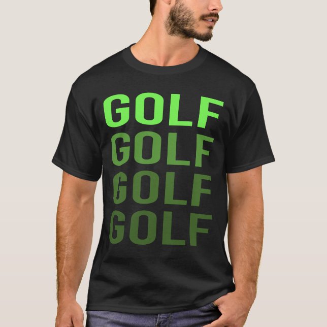 Camiseta Golfe Golfe de Golfe Gradiente Branco (Frente)