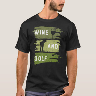 Camiseta Golfe Golfe Golfe Vintage Gráfico Plus Tamanho 1
