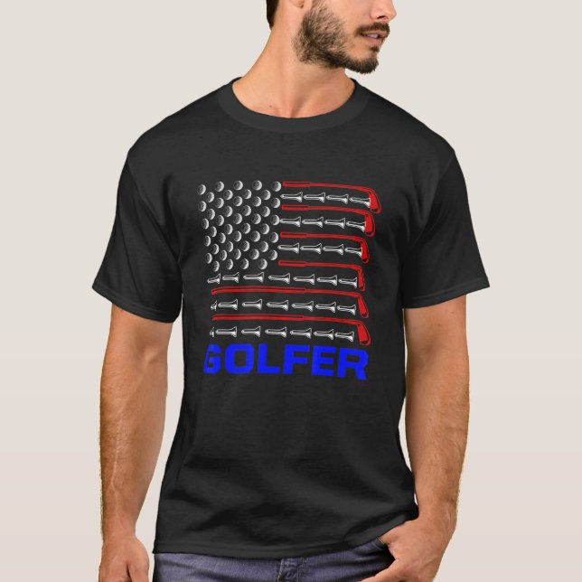 Camiseta Golfe Golfer do Orgulho do Golfe 2 (Frente)