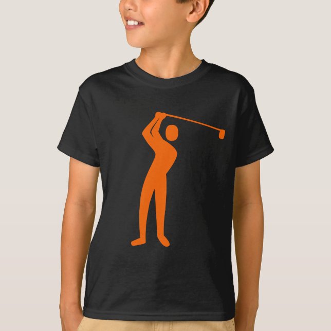 Camiseta Golfe - Laranja (Frente)