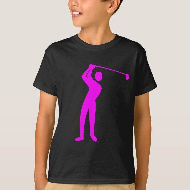 Camiseta Golfe - Magenta (Frente)