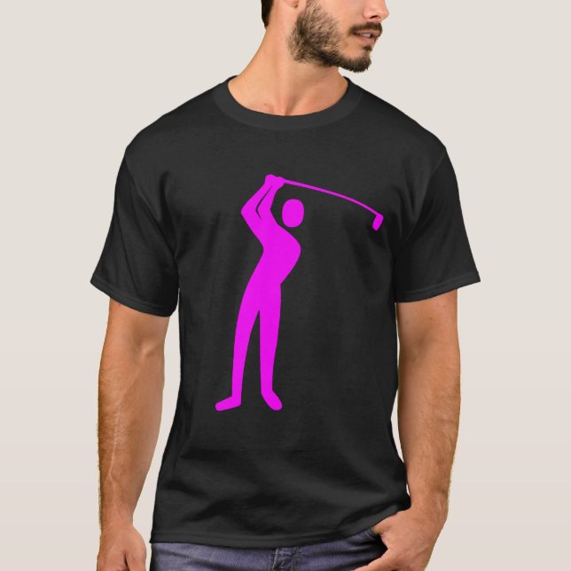 Camiseta Golfe - Magenta (Frente)
