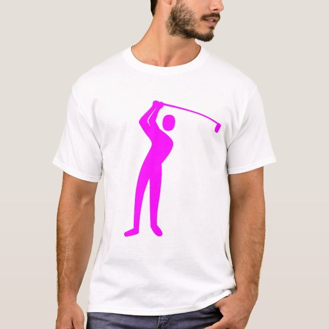 Camiseta Golfe - Magenta (Frente)