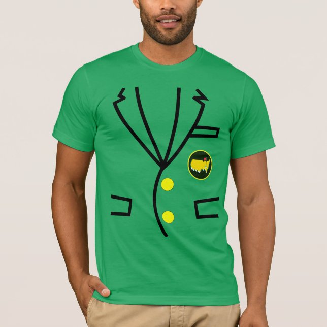 Camiseta Golfe Mestre da Jaqueta Verde (Frente)