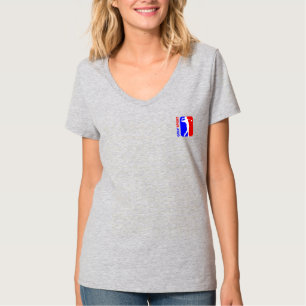 Camiseta Golfe   Mulheres do colo V