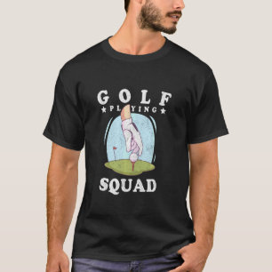 Camiseta Golfe Para Uma Equipe De Golfe, Um Esquadrão De Jo
