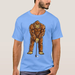 Camiseta Golfe Pé Grande para Homens Meninas Crianças Espor