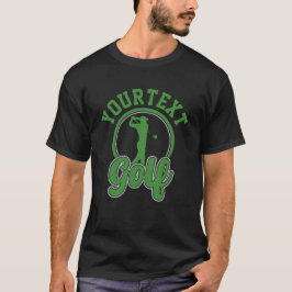 Camiseta Golfe Personalizado ADICIONAR NOME Retro Pro Golfi