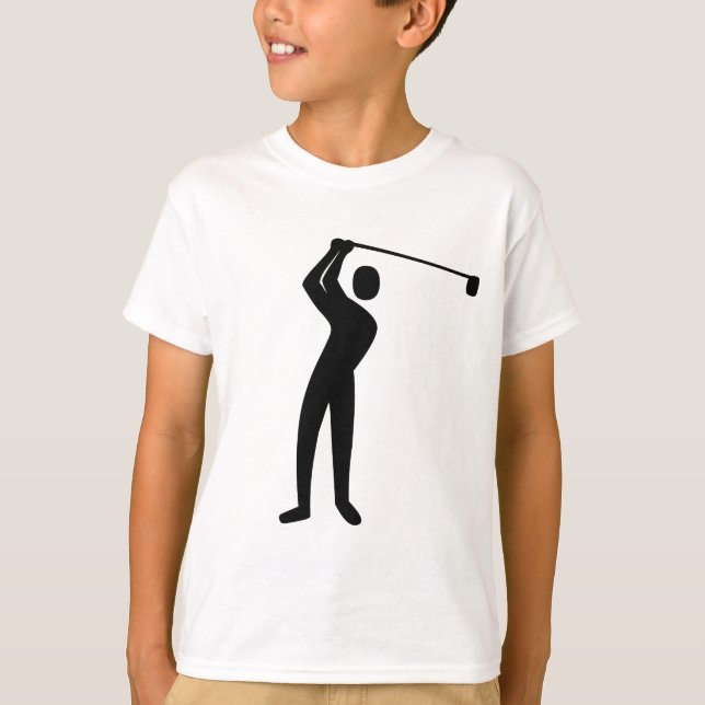 Camiseta Golfe - Preto (Frente)