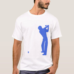 Camiseta Golfe Real Azul e Branco