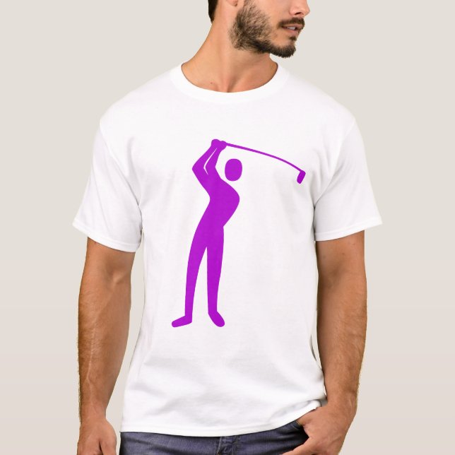 Camiseta Golfe - Roxo (Frente)